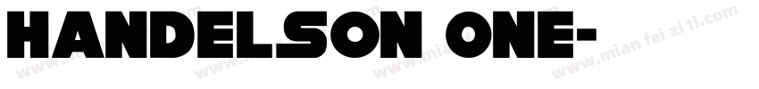 Handelson 0ne字体转换